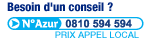 Besoin d'un conseil : T�l�phonez au N�AZUR : 0810 594 594