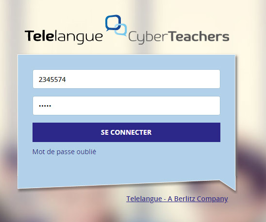 ecran de connexion